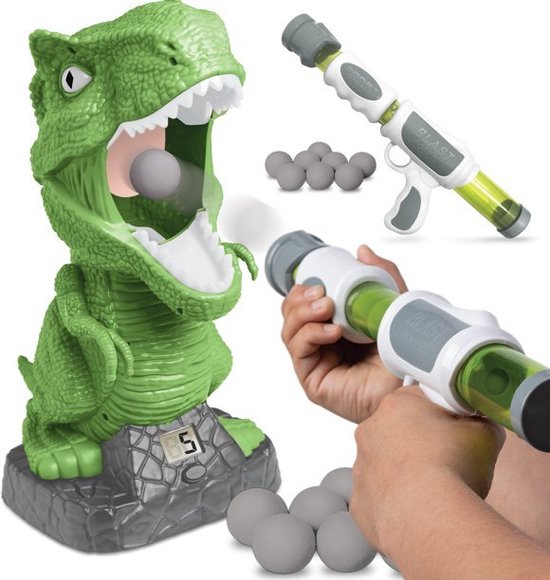 Discovery Kids T-Rex schietspel - Voer de T-Rex - Groen / Wit | Games