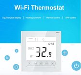 TechU™ Slimme Thermostaat Optimum – Alleen voor Elektrische Vloerverwarming – Wit – App & Wifi – Google Assistant & Amazon Alexa