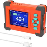 Dakta® Co2 Meter | Kooldioxide meter | LCD scherm | Digitale meter | Oranje | Luchtkwaliteit meten | Binnen | Horeca | Melder | Draagbaar