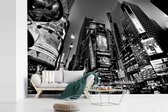 Behang - Fotobehang New York - USA - Zwart - Wit - Breedte 525 cm x hoogte 350 cm