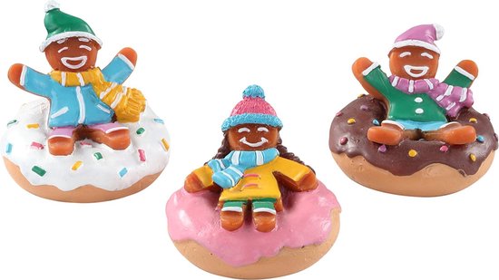 Lemax - Tubing Day, Set Of 3 - Kersthuisjes & Kerstdorpen