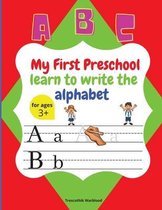 My First Preschool learn to write the alphabet