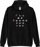 Hoodie Sweater | Friends | Merchandise | Merch | Kleding - Maat XL - Trui - Zwart - Unisex - Katoen - Polyester - Capuchon - Lange mouw - Steekzakken