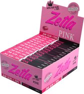 Vloeipapier | Vloei | Slim | Zetla Pink |Zetla Roze + 33 Tips
