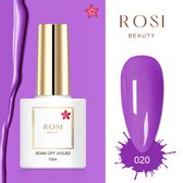 ROSI Beauty Gelpolish - Gel nagellak - Gellak - 10 ML - UV & LED - Paars 020 Just Purple