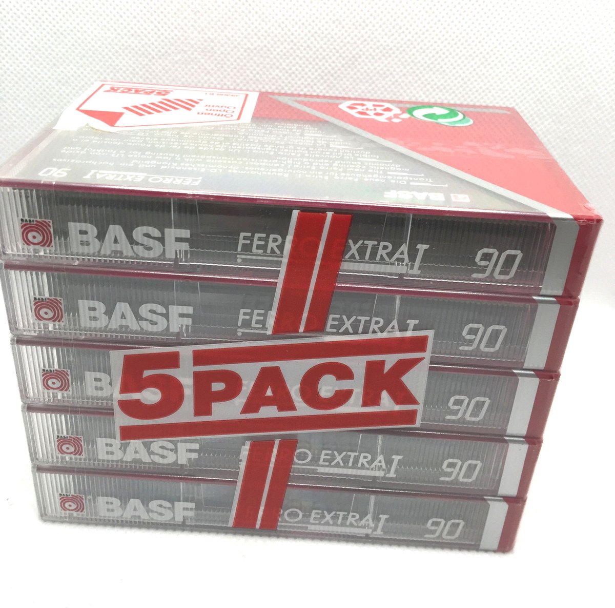 Lot De 4 Cassettes BASF Ferro Extra I 90 - Neuves Sous Blister