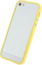 Apple iPhone 5/5s/SE Hoesje - Xccess - Serie - Hard Kunststof Bumper - Geel - Hoesje Geschikt Voor Apple iPhone 5/5s/SE