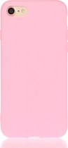 Apple iPhone 7 Hoesje - Mobigear - Color Serie - TPU Backcover - Roze - Hoesje Geschikt Voor Apple iPhone 7