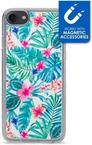 Apple iPhone 7 Hoesje - My Style - Magneta Serie - TPU Backcover - White Jungle - Hoesje Geschikt Voor Apple iPhone 7