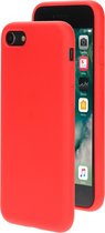 Apple iPhone 8 Hoesje - Mobiparts - Serie - Siliconen Backcover - Scarlet Red - Hoesje Geschikt Voor Apple iPhone 8