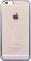 Apple iPhone 6/6s Hoesje - Mobigear - Royal Serie - TPU Backcover - Transparant / Zwart - Hoesje Geschikt Voor Apple iPhone 6/6s