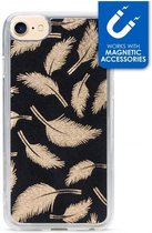 Apple iPhone 6/6s Hoesje - My Style - Magneta Serie - TPU Backcover - Golden Feathers - Hoesje Geschikt Voor Apple iPhone 6/6s