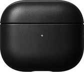 Nomad Lederen Case - geschikt voor Airpods Case 3e generatie - Black