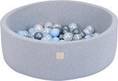 Misioo Ballenbak set met 200st |  lichtgrijs, | jongensachtig | 90 cm x 30 cm hoogte