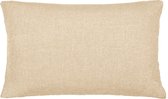 JEMIDI 2x kussenhoes in linnenlook - 40 x 60 cm - Set van 2 hoezen voor sierkussen - Van polyester