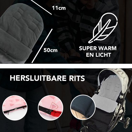 Voetenzak Autostoel – Kinderwagen – Buggy - Universeel Voetenzak -  Babywagen - Donkergroen | bol.com