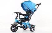 Loft Home Trap Kinderwagen | Met duwstang | 5-in-1 Driewieler | Baby | Fiets | DIY | Loopfiets | Blauw | Buggy