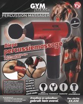 Gymform Massage gun | Massageapparaat met 4 opzet stukken | Massage pistool & apparaat | Voor het hele lichaam | Meerdere intensiteitslevels |