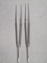 Belux Surgical / Micro pincet gebogen 18cm RVS Duits staal