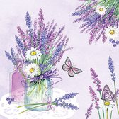 Ambiente Servet 25cm Lavender Jar Lilac