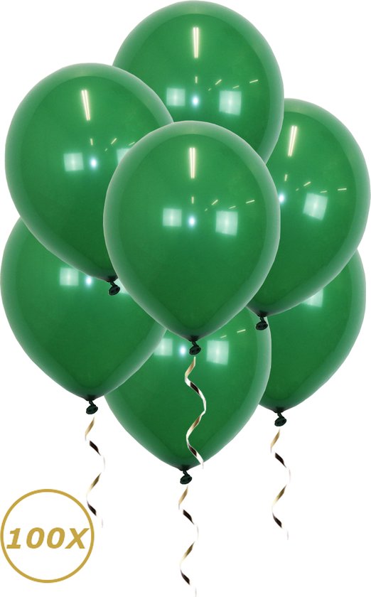 Groene Helium Ballonnen Kerst Versiering Verjaardag Versiering Feest Versiering Jungle Ballon Groen Decoratie 100 Stuks