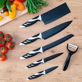 CECOTEC TOP CHEF BLACK C01024 MESSEN (6 STUKS) - Messenset zwart - Messenset - Messensets - Messen set