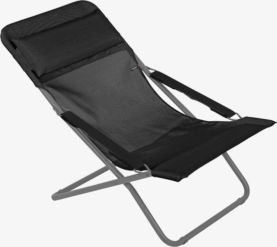 LAFUMA Transabed - Chaise longue - Réglable - Pliable - Zwart | bol.com