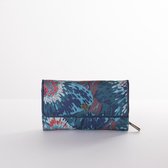 Oilily Winter Flowers - Portemonnee - Teal