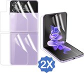 Samsung Galaxy Z Flip 3 Screenprotector - Beschermglas Samsung Flip 3 Screen Protector Glas - 2 Stuks