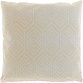 Unique Living | Kussen Deva 45x45cm ivory | Kussen woonkamer of slaapkamer