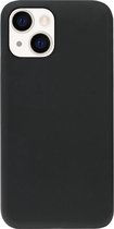 ADEL Tarwe Stro TPU Back Cover Softcase Hoesje Geschikt voor iPhone 13 Mini - Duurzaam Afbreekbaar Milieuvriendelijk Zwart