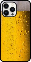 ADEL Siliconen Back Cover Softcase Hoesje Geschikt voor iPhone 13 Pro - Pils Bier