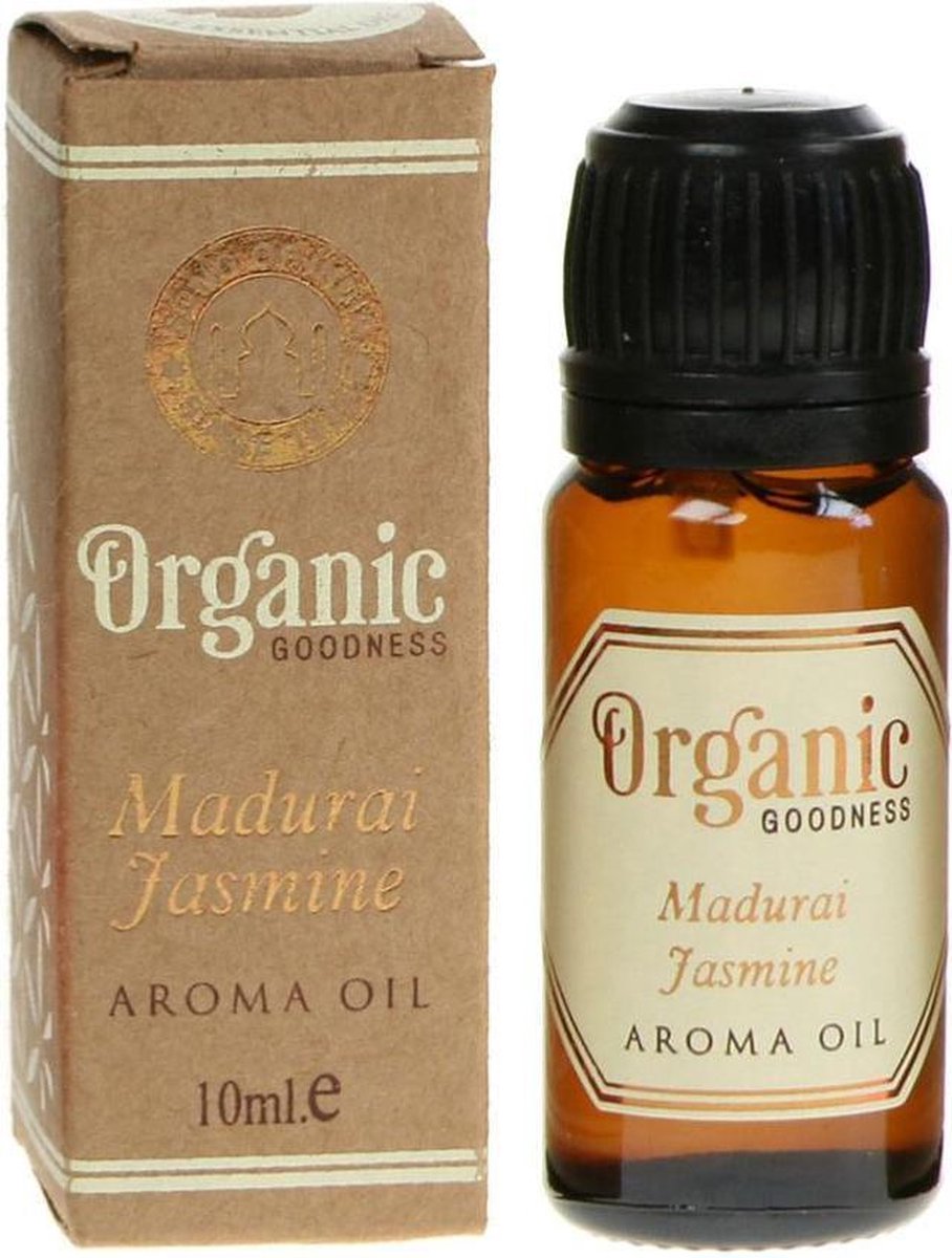 Goedkoopste Aroma olie - Organic Jasmine - Bruin - 7x3x3cm - India - Sawahasa - Fairtrade