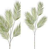 PTMD Leaves Plant Palm Blad Kunsttak - 70 x 40 x 116 cm - Groen