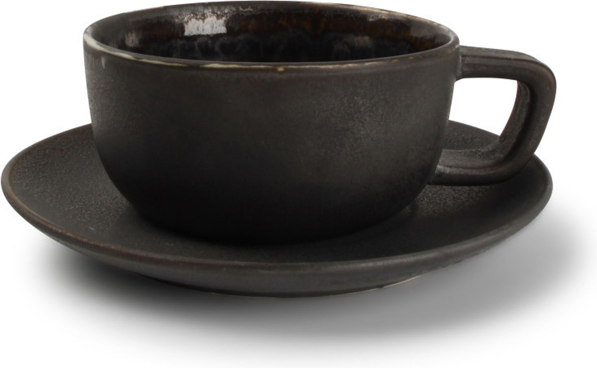 ANVIL kop en schotel 350 ml rusty (set/2)