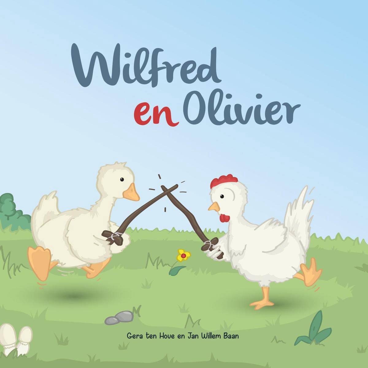 Wilfred en Olivier - Kinderboek - voor kinderen vanaf 4 jaar - Met gratis kleurboek - in rijm