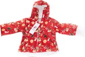 k&b -  baby hoodie Maat 80 - 9/12 Maanden - rood