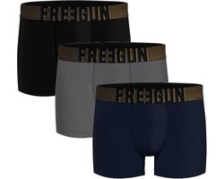 Freegun 3-pack heren boxershort microfiber - Sport - M