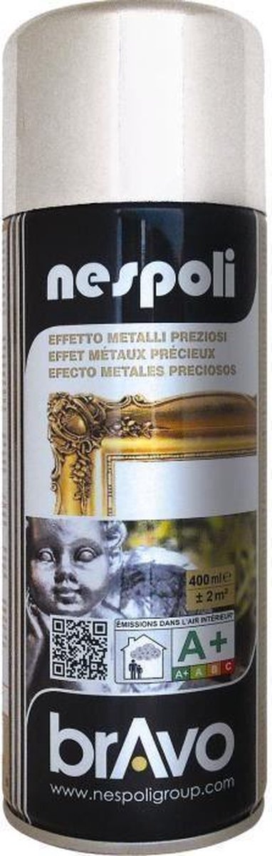 Spuitverf chroomeffect zilver