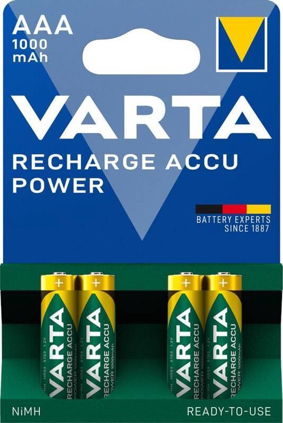 Varta 9V Oplaadbare Batterij