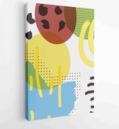 Abstracte organische vorm Art design voor poster, print, cover, behang, minimale en natuurlijke kunst aan de muur. 3 - Moderne schilderijen – Verticaal – 1855434640 - 50*40 Vertica