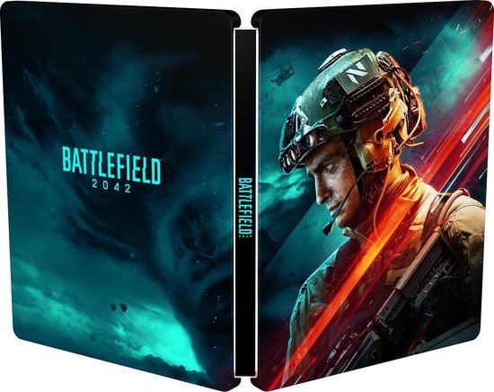 Cover van de game Battlefield 2042 + Steelbook - PS4