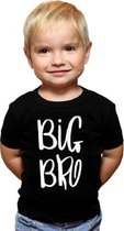 BIG BRO T-shirt | Grote broer shirt zwart | Leeftijd ca. 5 tot 6 jaar