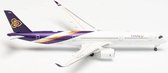 Herpa Airbus vliegtuig A350-900XWB Thai Airways HS-THG Phu Pha Man 13,4cm