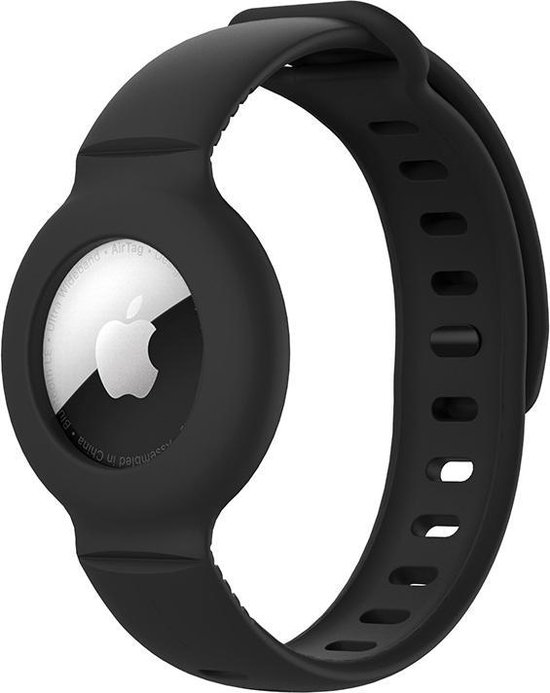 Bande - Zwart - Convient pour AirTag - Bracelet de montre - Bracelet - Bracelet