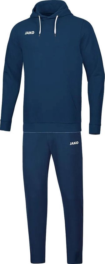 JAKO - Premium Basics Joggingpak Met Sweatshirt Met Capuchon, Uniseks- Volwassene, Heide Grijs, 4XL