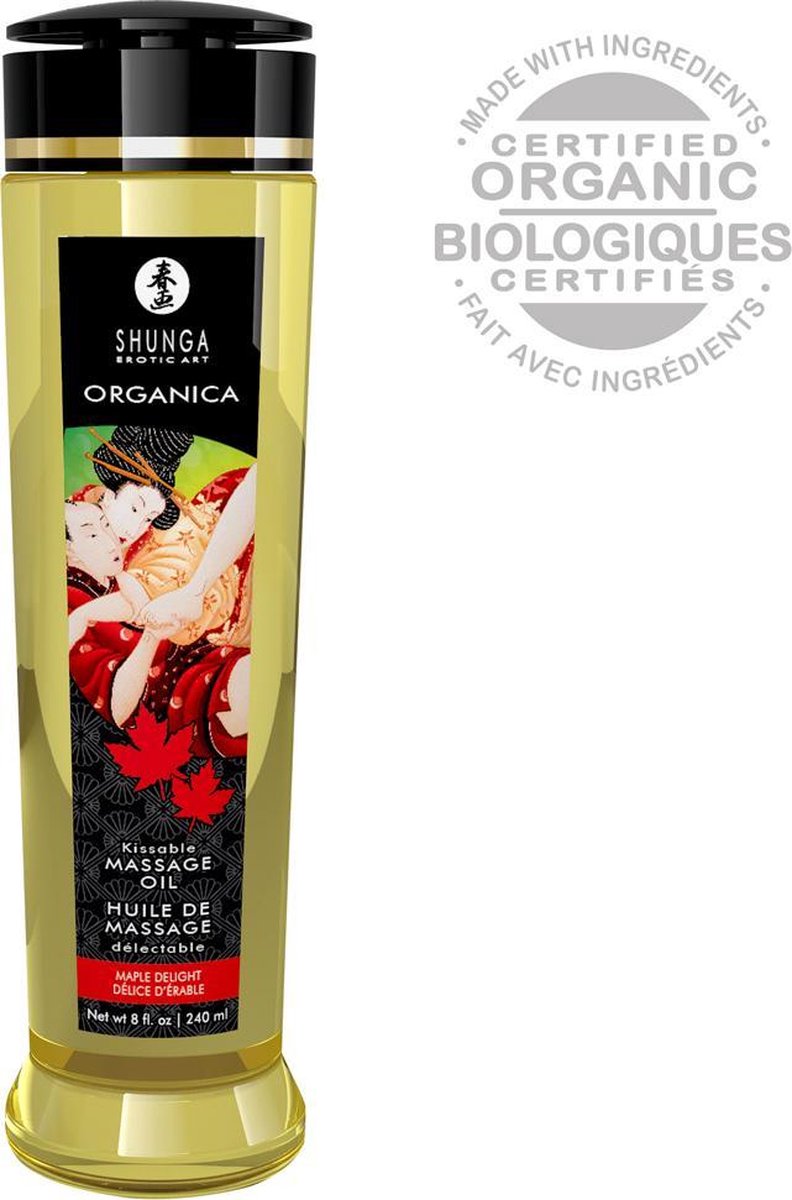 Goedkoopste Shunga - Massage Olie Organica Ahornsiroop
