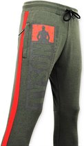 Exclusieve  Sweatpants Heren - Mike Tyson Trainingsbroek - Groen