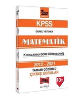 2022 KPSS Genel Yetenek Matematik Tamamı Çözümlü Çıkmış
