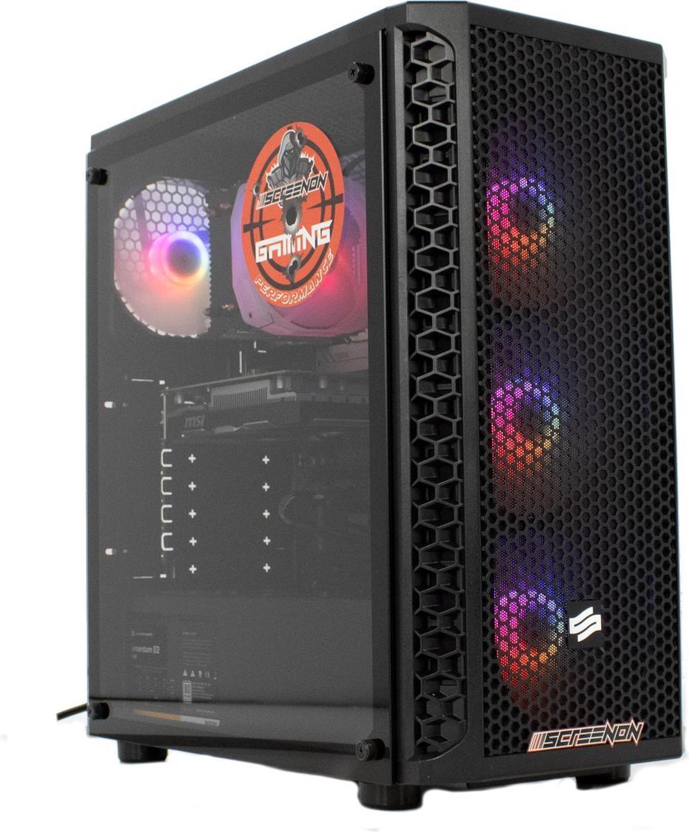 crimson163　CPU M/B ScreenON - Game Computer / Gaming PC - Ryzen 5 - 500GB M.2